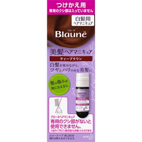 ブローネ ヘアマニキュア つけかえ用 ティーブラウン 72g