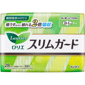 ロリエ スリムガード 多い昼~ふつうの日用 羽つき 28個