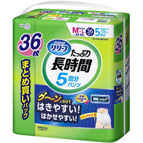 リリーフ パンツタイプ たっぷり長時間 M~L 36枚