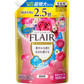 フレア フレグランス フローラル&スウィート つめかえ用 スパウトパウチ 1200mL