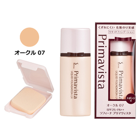 プリマヴィスタ くずれにくい 化粧のり実感リキッドファンデーションUV 07 オークル 30mL
