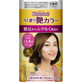 ブローネ らく塗り艶カラー 4 ライトブラウン 1個