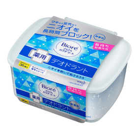 ビオレ さらさらパウダーシート 薬用デオドラント 無香料 本体 36枚