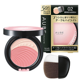 オーブ クチュール ブラシチーク 02 標準的な肌色に 7g