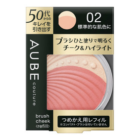オーブ クチュール ブラシチーク つめかえ用レフィル 02 標準的な肌色に 7g