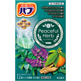バブ ピースフルハーブ 40g×12錠