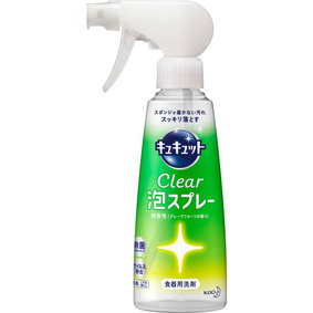 キュキュット CLEAR泡スプレー 微香性(グレープフルーツの香り) 本体 300mL