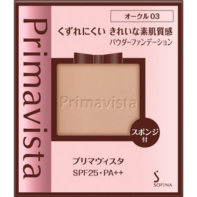 プリマヴィスタ くずれにくい きれいな素肌質感 パウダーファンデーション オークル03 9g