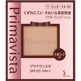 プリマヴィスタ きれいな素肌質感パウダーファンデーション ベージュオークル03 9g