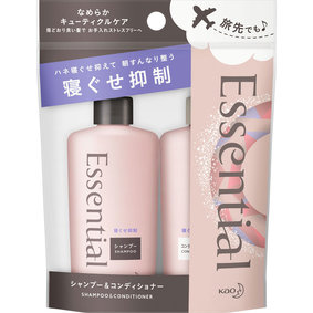 エッセンシャル 寝ぐせ抑制 シャンプー&コンディショナー ミニセット 1セット