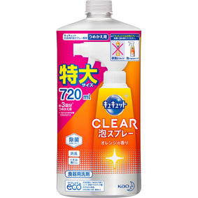 キュキュット CLEAR泡スプレー つめかえ用 720mL