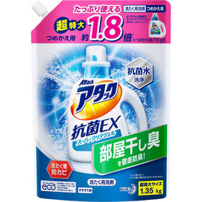 アタック 抗菌EX スーパークリアジェル つめかえ用 1.35kg