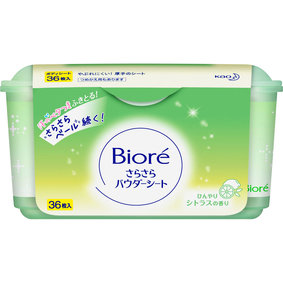 ビオレ さらさらパウダーシート もぎたてシトラスの香り 本体 36枚(165mL)