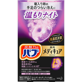 バブ メディキュア 温もりナイト 70g×6錠
