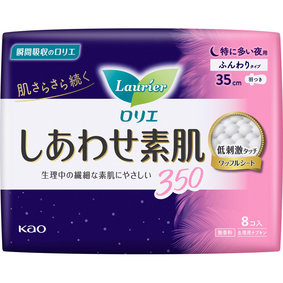 ロリエエフ 特に多い夜用 羽つき 350 8個