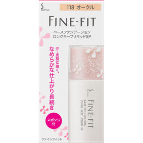 ソフィーナ ファインフィット ベースファンデーション ロングキープリキッドSP 118 オークル 26mL
