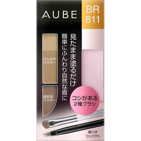オーブ 見たまま塗るだけアイブロウコンパクト BR811 ライトブラウン 2.7g