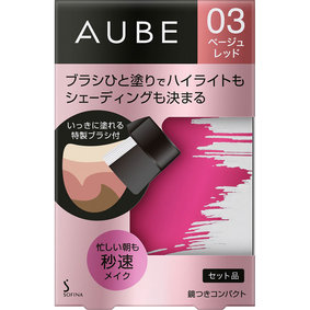 オーブ ブラシひと塗りチーク 03 ベージュレッド 5.7g