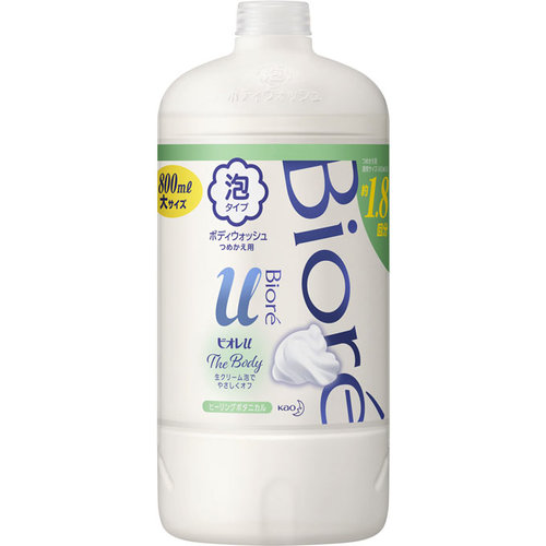 ビオレｕ ザ ボディ 泡タイプ ヒーリングボタニカルの香り つめかえ用 大サイズ 800mlの商品情報 ココカラクラブ ドラッグストアのココカラファイン