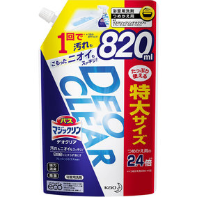 バスマジックリン 泡立ちスプレー デオクリア つめかえ用 スパウトパウチ 820mL