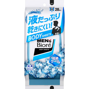 メンズビオレ ボディシート 超絶クール 28枚(272mL)