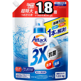 アタック3X つめかえ用 1.22kg