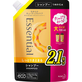 エッセンシャル しっとりまとまる シャンプー つめかえ用 720mL