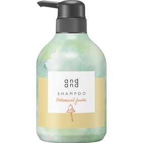 and and 自由に ボタニカルフルーツの香り シャンプー ポンプ 480mL