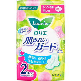 ロリエ 肌きれいガード ふつうの日用 羽つき 20個×2個