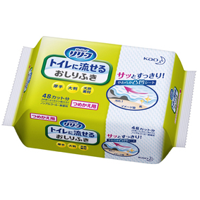 リリーフ トイレに流せるおしりふき つめかえ用 24枚