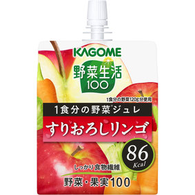 ※野菜生活100 1食分の野菜ジュレすりおろしリンゴ 180g