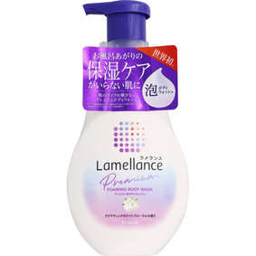 ラメランス 泡ボディウォッシュ アクアティックホワイトフローラル ポンプ 480mL