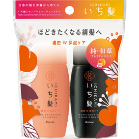 いち髪 濃密W保湿ケア シャンプー&コンディショナー ミニセット 40mL+40g