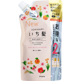 いち髪 濃密W保湿ケア シャンプー 詰替用2回分 680mL