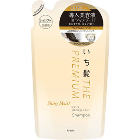 いち髪 THE PREMIUM エクストラダメージケアシャンプー (シャイニーモイスト) 詰替用 340mL
