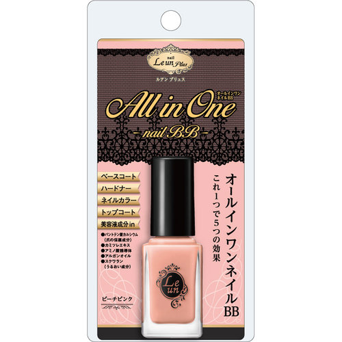 ルアン プリュス オールインワンネイルｂｂ 01 ピーチピンク 8mlの商品情報 ココカラクラブ ドラッグストアのココカラファイン