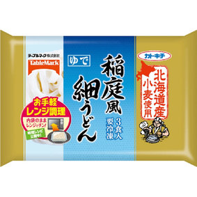 北海道産小麦使用 稲庭風細うどん 3食(540g)