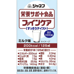 ジャネフ 栄養サポート食品 ファインケア すっきりテイスト ミルク味 125mL
