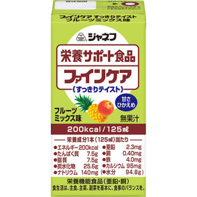 ジャネフ 栄養サポート食品 ファインケア すっきりテイスト フルーツミックス味 125mL