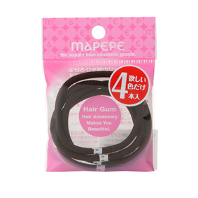 マペペ リングゴム ブラウン 4P