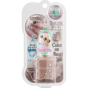 デュカート カラーオンベースコート 02 ミルクティベージュ 7mL