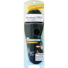 フットエステ Premium DEO やわらか低反発インソール フラットタイプ 1足