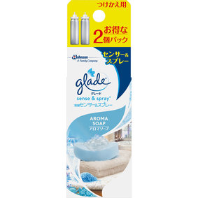 グレード 消臭センサー&スプレー アロマソープ つけかえ用 18mL×2個