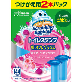 スクラビングバブル トイレスタンプ贅沢フレグランス アロマティックブロッサム 付替え 38g×2本