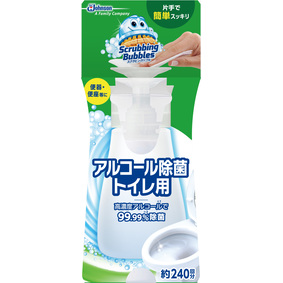 スクラビングバブル アルコール除菌トイレ用 本体 300mL