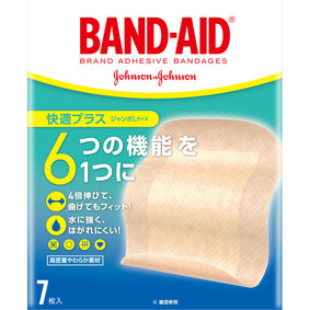 バンドエイド 救急絆創膏 快適プラス ジャンボLサイズ 7枚