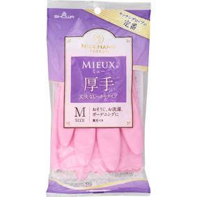 ナイスハンド ミュー 厚手 Mサイズ ピンク 1双