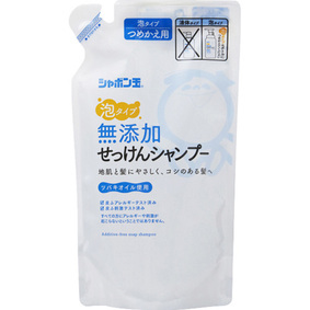 シャボン玉 無添加せっけんシャンプー 泡タイプ つめかえ用 420mL