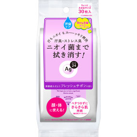 エージーデオ24 クリアシャワーシート (フレッシュサボン) 30枚