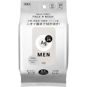 エージーデオ24 メンズシート フェイス&ボディ(無香性) 30枚